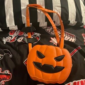 Orange Pumpkin Shoulder Bag